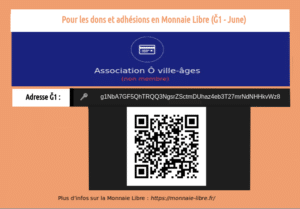 Monnaie Libre : la June (Ğ1) 1 Affiche dons et adhesions ML OVA