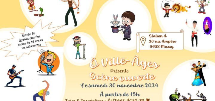 Affiche Scene ouverte 30 11 24