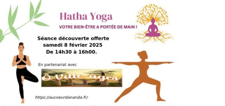 Affiche seance hatha Yoga 08 02 25