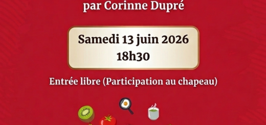 Affiche Conf. Se nourrir. Corinne Dupre