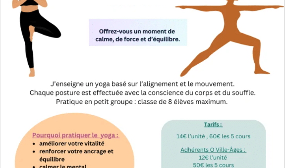 Affiche Yoga Anita 2026 27