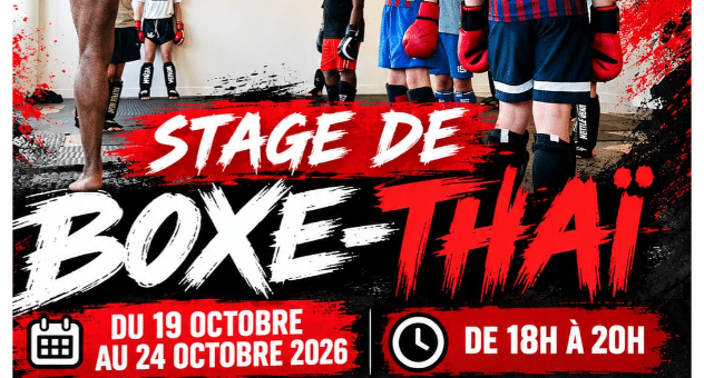 Stage Boxe thai 19 au 24 10 26